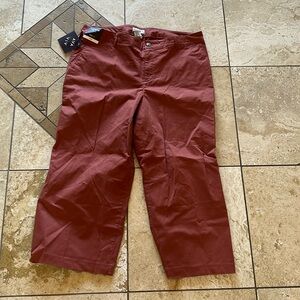 Ava Viv Cropped Wide Leg Pants 18w Women’s NWT